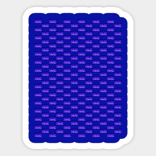 Supernova - Blue-Purple Pattern Sticker